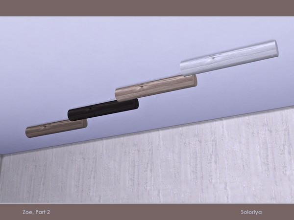 Sims 4 — Zoe, part 2. Ceiling beam, x1 by soloriya — Ceiling beam, x1 size. Part of Zoe Part 2 set. 4 color variations.