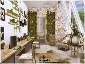 Sims 4 — Kronix by Danuta720 — $14754 Size: 4x7 Medium wall CC's needed for this Room - Read in the Required