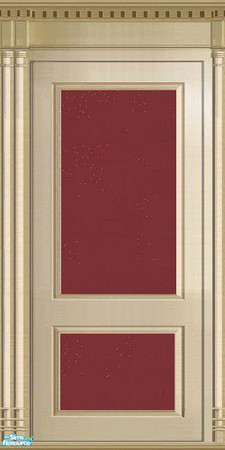 Sims 2 — jsf2VictorianRed by jsf — From jsf Designs, an authentic Victorian panel with red fabric inserts. Please do not