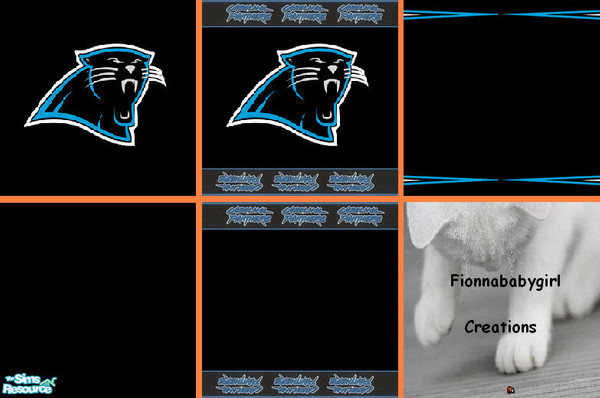 Sims 2 — NFL Panthers floors by fionnababygirl — These are some floors inspired by my hubby who is a huge panthers fan.