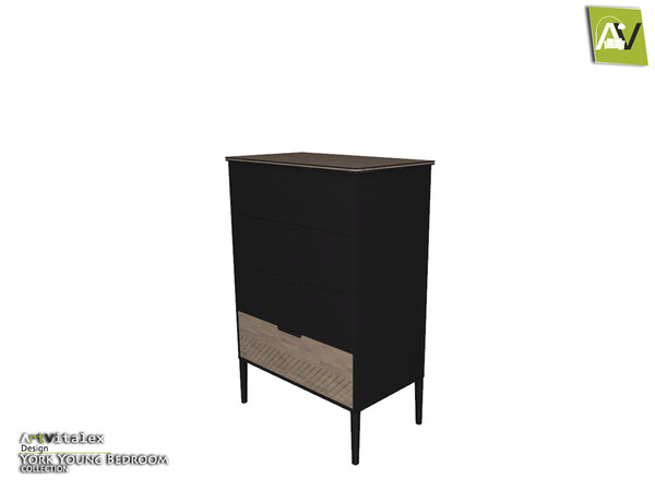 Sims 4 — York Chest Of Drawers by ArtVitalex — - York Chest Of Drawers - ArtVitalex@TSR, Jan 2021