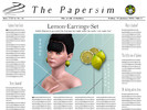 Sims 3 — Lemon-Earrings-Set by Banok by Banok — My first own mesh! I hope you like it^^ -Lemon Earrings(F) -Half Lemon