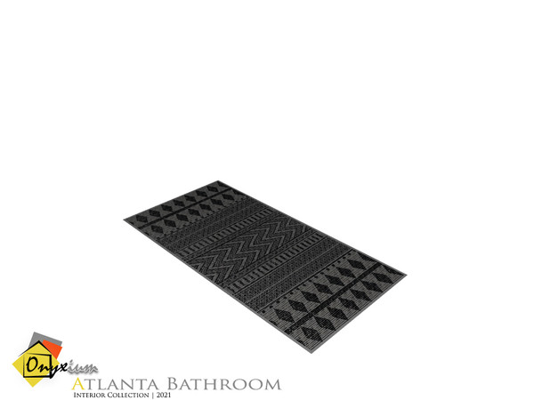 Sims 4 — Atlanta Rug by Onyxium — Onyxium@TSR Design Workshop Bathroom Collection | Belong To The 2021 Year