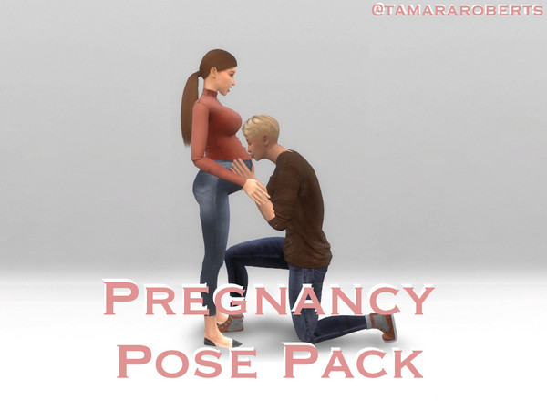 Sims 4 — Couples Pregnancy Pose Pack by tamararoberts — A pose pack for your expecting sims! Comes with - 3 poses