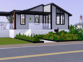 Sims 3 — On the Edge - 2 bed., 2 bath by Birgitjuuuh — This cosy modern house has everything a homeowner could possibly