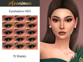 Sims 4 — Eyeshadow N03 by Anonimux_Simmer — - 15 Shades - Compatible with the color Slider - Base Game Compatible -