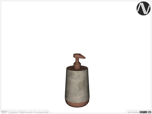 Sims 4 — Upland Soap Dispenser by ArtVitalex — Bathroom Collection | All rights reserved | Belong to 2021 ArtVitalex@TSR
