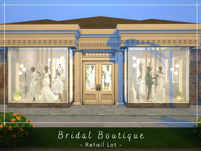 Sims 4 — Bridal Boutique - Retail Lot - Get to Work needed by Alenna2 — Did your sim get engaged and are they planning