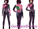 Sims 4 — Mal Descendants 1 Outfit by georgiebowes — My retexture of Mal's outfit from the first Descendants movie