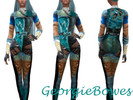 Sims 4 — Uma Descendants 3 Outfit by georgiebowes — My retexture of Uma from the Descendants 3 movie outfit