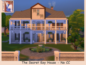 Sims 4 — ws Secret Key House NoCC by watersim44 — Inspired from a movie. The secret key house. Living, Dining, Kitchen,