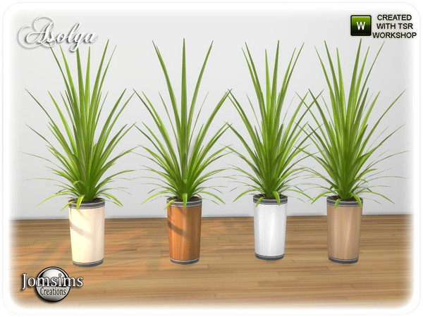 Sims 4 — Asolga bedroom floor plant by jomsims — Asolga bedroom floor plant