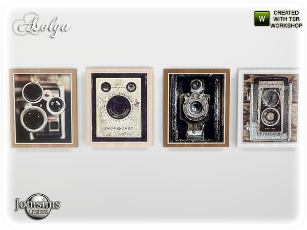 Sims 4 — Asolga bedroom wall paintings by jomsims — Asolga bedroom wall paintings