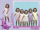 Sims 4 — Female Toddler Little Darling (REQ: Toddler SP) by Aralae — Includes 6 Swatches