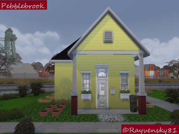 Sims 4 — Pebblebrook by Rayvensky81 — Welcome to Pebblebrook. This charming starting home is perfect for the sim who