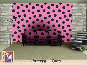 Sims 3 — ws Dots Vintage Pattern by watersim44 — A new selfmade dots pattern for your Sims. Category geometric by