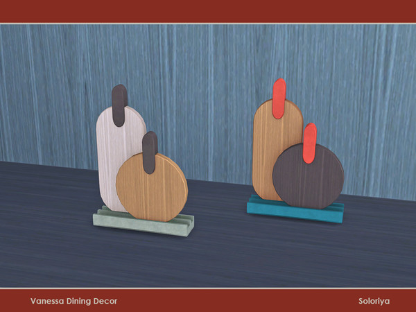 Sims 4 — Vanessa Dining Decor. Cutting Boards by soloriya — Two cutting boards in one mesh. Part of Vanessa Dining set. 2