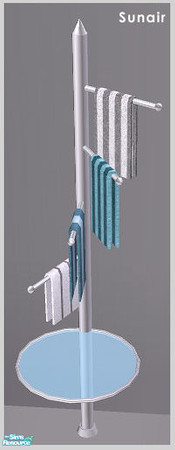 Sims 2 — Sunair T333 MSS Table Shelf (blue) by Sunair — Sunair T333 MSS Table Shelf (blue) of MSS Bathroom A - Recolor