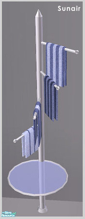 Sims 2 — Sunair T333 MSS Table Shelf by Sunair — Sunair T333 MSS Table Shelf (lightwood) of MSS Bathroom A - Mesh set.