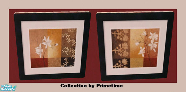 Sims 2 — PT Fernando Leal Magnolias by Primetime024 — This collection features 2 Magnolia prints that can be found under