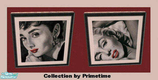 Sims 2 — PT Frank Ritther Beautiful Women by Primetime024 — This is a lovely black and white collection of Marilyn Monroe