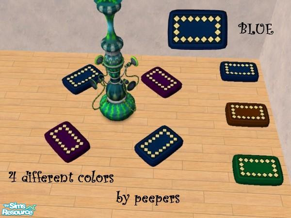 Sims 2 — leslie_diamonds on blue11226 - Individua by peepers42 — different colors with diamonds on pads that go with the