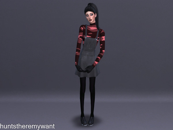 Sims 4 — Tucked Turtleneck AF v10 (Sets) - Mesh Needed by huntstheremywant — - Available in: 1. Red, Orange, Yellow,