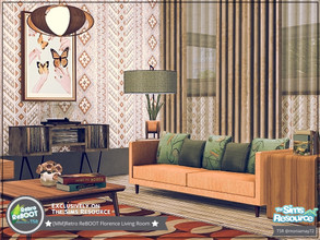 Sims 4 — Retro ReBOOT Florence Living Room by Moniamay72 — Retro Florence Living Room. Feel the beauty of those years.