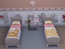 Sims 4 — super cute kids beds (maxis recolour) by bgraham55 — four beds for boys and four beds for girls. wallpapers are