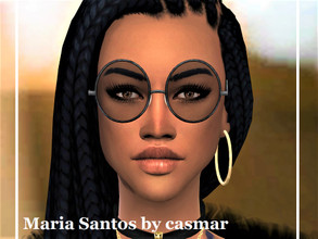 Sims 4 — Maria Santos by casmar — Maria Santos, a beautiful Sims, very sociable, which would like to become a star of the