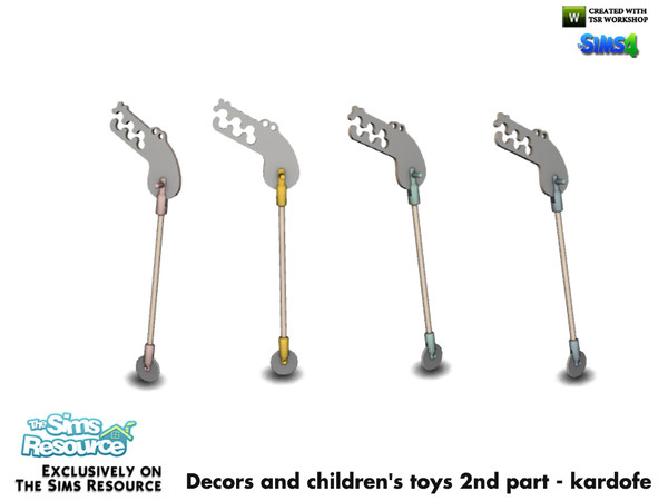 Sims 4 — kardofe_Decors and children's toys_ Toy by kardofe — Decorative toy to put leaning against the wall, crocodile,
