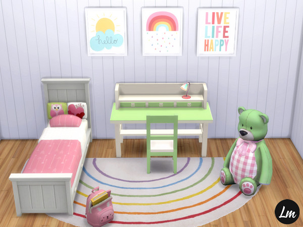 Sims 4 — Addison kids' room by Lucy_Muni — Cozy kids' room in cheerful colours