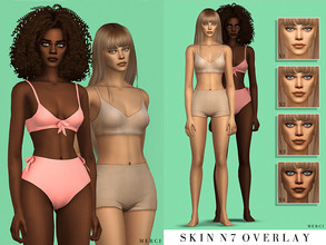 Sims 4 — -Patreon- Skin N7 Overlay by -Merci- — Overlay Skin for female sims and it comes with 4 different intensity