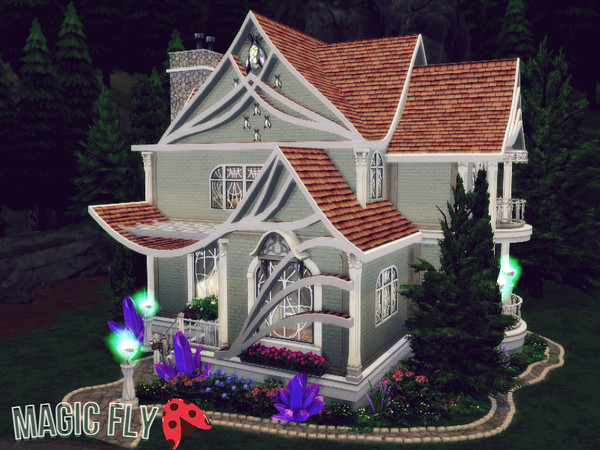 Sims 4 — Magic fly by GenkaiHaretsu — Renovating a house from the Realm of Magic expansion.