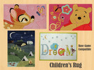 Sims 4 — Children's Rugs by Rosannep — Cozy and cute rugs to lighten up a child's room. This is a recolor of a base game