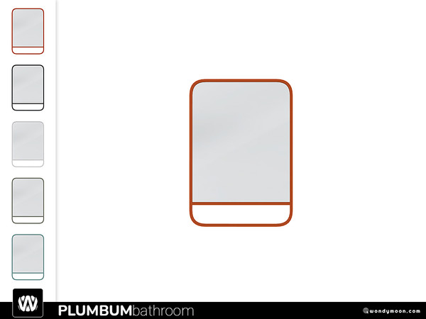 Sims 4 — Plumbum Wall Mirror by wondymoon — - Plumbum Bathroom - Wall Mirror - Wondymoon|TSR - Creations'2021
