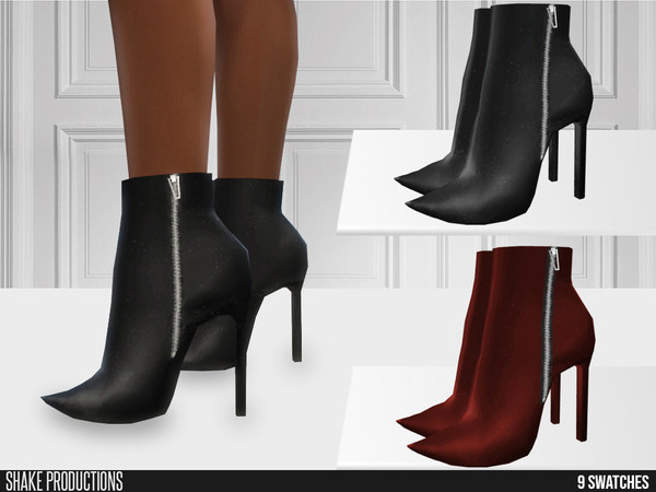 Sims 4 — ShakeProductions 659 - High Heel Boots by ShakeProductions — Shoes/High Heel-Boots New Mesh All LODs Handpainted