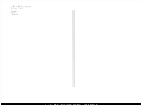 Sims 4 — [Alisa kidsroom] - wall border by Severinka_ — Wall border From the set Alisa kidsroom decor' Build / Buy