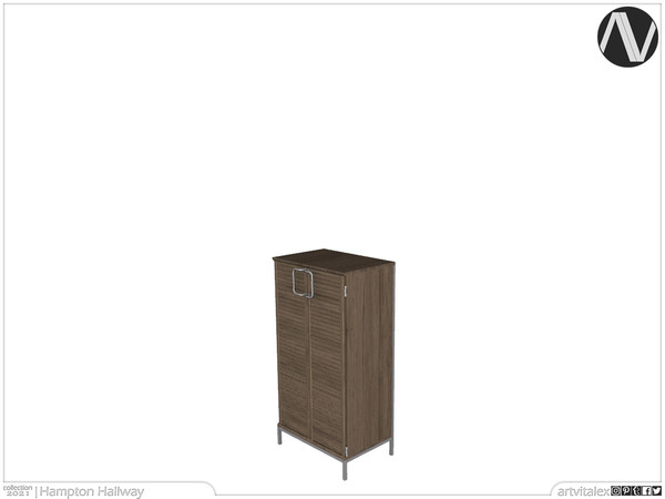 Sims 4 — Hampton Shoe Closet Short Closed Doors by ArtVitalex — Hallway Collection | All rights reserved | Belong to 2021