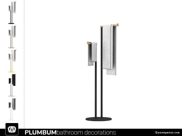 Sims 4 — Plumbum Towel Holder by wondymoon — - Plumbum Bathroom - Towel Holder - Wondymoon|TSR - Creations'2021