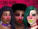 Sims 4 — E-GIRL BLUSH by necrogypsy — kawaii ain't it?