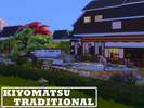 Sims 4 — Kiyomatsu Traditional by Niimua — A traditional Japanese home with some modern touches. Has a master bedroom and