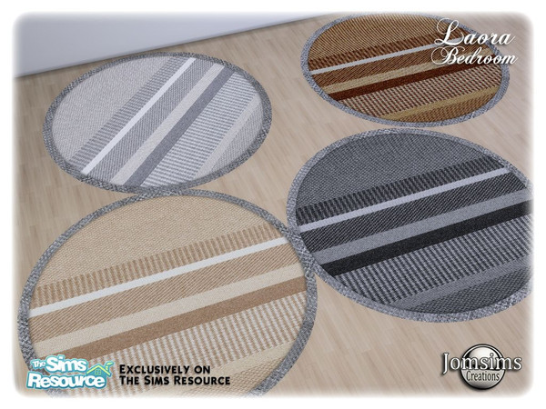 Sims 4 — Laora bedroom rugs by jomsims — Laora bedroom rugs