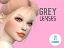 Sims 4 — Grey Lenses by ohmybunnny — 1 color Custom Makeup PLZ READ MY T.O.U. Hope u enjoy sz 