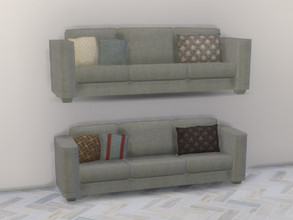 Sims 4 — Modern Interiors 3 Seater Sofa by seimar8 — 3 Seater sofa. comes in two swatch patterns. Part of Modern
