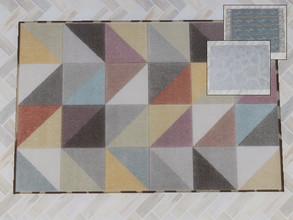 Sims 4 — Modern Interiors Floor Rugs by seimar8 — Floor rugs. Comes in three swatch patterns. Part of Modern Interiors