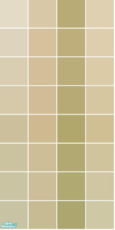 Sims 2 — Jupiter Tile Set - Beige Wall by s00z — 