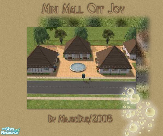Sims 2 — Mini Mall Of Joy by majsedue — 