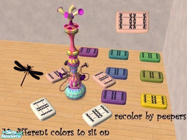 Sims 2 — leslie_dragonfly9pads1226 - Individual I by peepers42 — pads of different colors for your bubbleblower