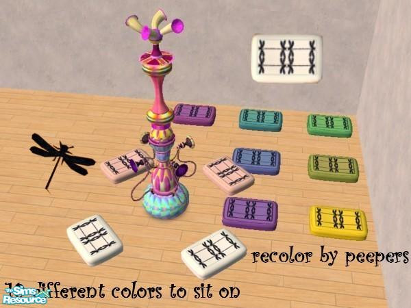 Sims 2 — leslie_dragonfly8pads1226 - Individual I by peepers42 — pads of different colors for your bubbleblower